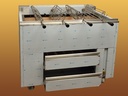 Barbecue Charbon de Bois à la Portugaise 4 Grilles Rotatifs 1 Fixe